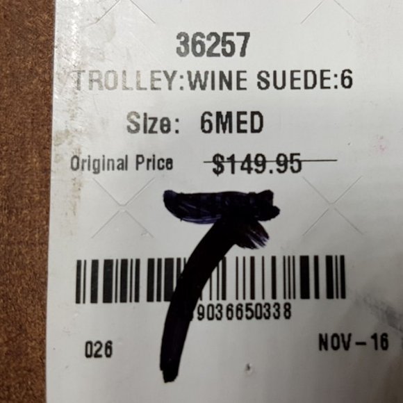 BP. 'Trolley' Ankle Bootie, Wine Suede, Womens Size 6 & 11 - Picture 10 of 10